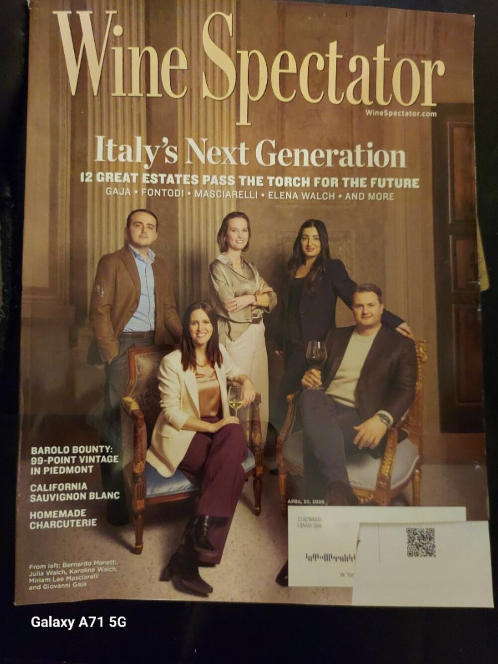 Wine Spectator Magazine April 10, 2026